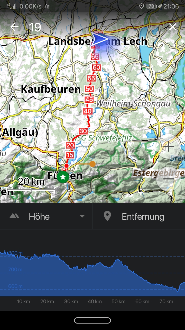 19 Tag von Oberpinswang  nach Landsberg