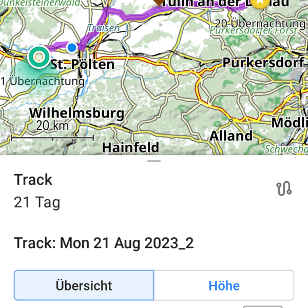 21 Tag - von Königstetten nach Markersdorf